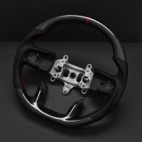 Real carbon fiber Flat Customized Sport Steering Wheel 2019-2022 RAM 1500 2500 (For: Ram Limited)