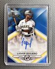 2023 Bowman Sterling Liover Peguero Blue Refractor Auto /25 Rookie RC Pirates