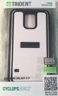 Samsung Galaxy S5 S V TRIDENT CYCLOPS Case Cover Built-In Screen Protector White