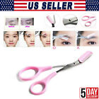 Eyebrow Trimmer Scissors With Comb Lady Woman Men Hair Removal Grooming Shaping