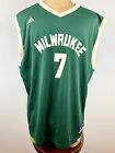 New ListingNike Mens Green NBA Authentics Milwaukee Bucks Thon Maker #7 Jersey 2XL
