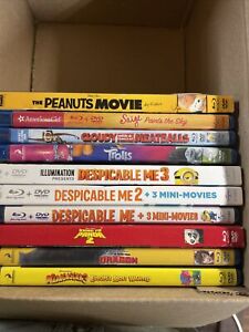 Blu-Ray Lot 10  Family Movies Childrens Movies See Picture For Titles