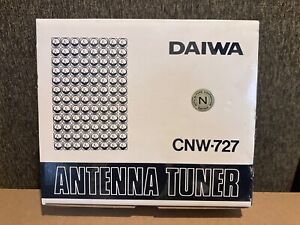 VINTAGE NOS Daiwa CNW-727 Cross Needle Antenna Tuner 144/430MHz 15/200Watt - NIB