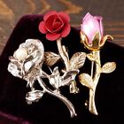 Vintage Jewelry Lot Rose Floral 50s Figural Pins