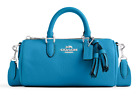 💕 Coach Lacey Crossbody & Shoulder Bag -Electric Blue Pebble Leather -NWT CJ571