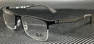 RAY BAN RX6335 2503 Black Rectangle 56 mm Unisex Eyeglasses