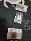BTS Crewneck SHIRT Black Photocard POP-UP : MONOCHROME MNCR 2024 MD in seoul