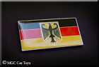 Two German Germany Real Car Metal Decal Badge fender grille emblem Auto Flag
