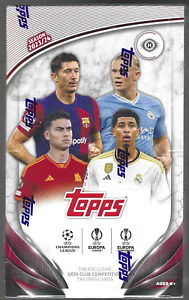 2023 2024 Topps UEFA Club Competitions Soccer HOBBY Box FACTORY SEALED
