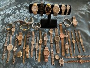 4  Lbs. Untested Quartz Watch Lot for Parts, Repair, Resale or Wear 40 Pieces