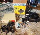 Kodak 850H Carousel Slide Projector W/ Box, Manual, 2 Remotes, 140 Slide Tray