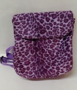 My Twinn Backpack Bag Purple Leopard Print 8