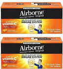 2 (X36) Airborne Zesty Orange Effervescent 72 Tablets 1000mg Vitamin C  Exp 6/24