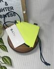 ATHLETA Face Mask Bag with Neck Strap - Neon Yellow - FREE SHIPPING