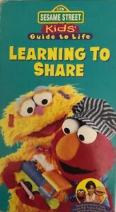 Sesame Street-Kids Guide to Life:Learning to Share(VHS,1996)RARE-SHIPS N 24 HRS