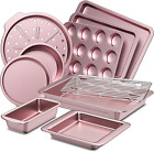 Bakeware Sets Baking Pans Set Nonstick Oven Pan for Kitchen with Wider Grips New