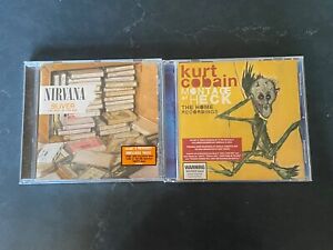 LOT OF 2 CD Nirvana Best of the Box & Kurt Cobain Montage of Heck