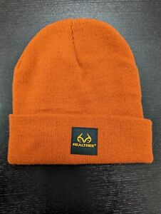 RealTree Extra Real Tree Fire Orange Acrylic Warm Beanie Hat Adult