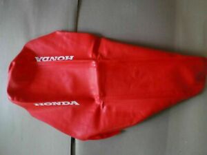 FLU  red  gripper seat cover Team Honda  CR250R CR250 CR125 CR125R 2002-2007