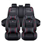 For Kia Car Seat Covers Luxury Leather 5-Seat Full Set Front Rear Back Protector (For: 2023 Kia Sportage)