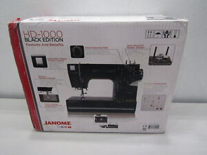 Janome Sewing Machine HD-1000 Black Edition