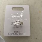 Disney Parks Mickey Double Icon Ring Swarovski 925 Sterling Silver Size 7