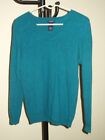 Magaschoni Teal Blue 100% Cashmere Sweater | Size Medium