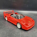 Vintage 1987 Burago Ferrari F40 Cabriolet Red Plastic 1:24 Scale