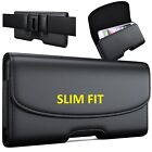 RUGGED Cell Phone Belt Holder Holster Slim Case with Clip & Loop Carrying Pouch