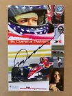2005 Danica Patrick signed Indy Honda Racing postcard