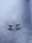 Antiqued Silver toned ~Viking/Thor Hammer ~ Post Earrings