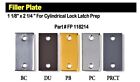 Door Strike Filler Plate | Cylindrical Lock Latch Prep | 1 1/8