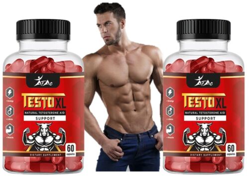 2 TESTO,LOAD Max LEGAL TESTOSTERONE MUSCLE BOOSTER NO-STEROIDS-120