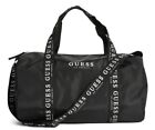 New GUESS Women's Logo Black Gym Weekend Travel Lightweight Small Duffle Bag
