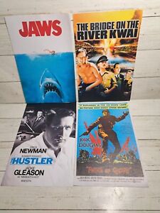 12pcs Classic Movies, Vinyl Poster Set 12 Posters Each Poster Is 12