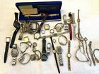 Vintage Watch Lot 4 Craft/Parts 43 Watches Junk Drawer Timex Bulova Seiko More