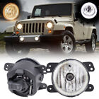 2x 4 Inch Round LED Fog Lights Driving Lamps For Jeep Wrangler JK TJ LJ 2003-20 (For: More than one vehicle)
