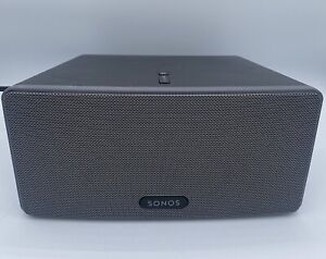 New ListingSONOS PLAY:3 Wireless Black Speaker W/Power Cable Tested Working With Wall Mount