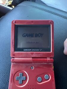 Nintendo Game Boy Advance SP Handheld System - Flame Red