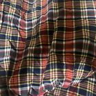 Vintage Ralph Lauren Plaid Blue and Red Fitted Bed Sheet Full Size