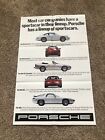 1990 Porsche 911 Carrera 4 928GT 928S4 944 928 Brochure 964 Coupe Poster Catalog