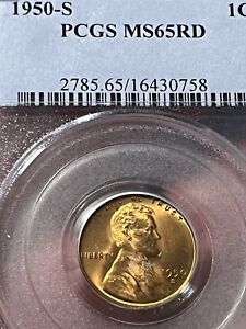 1950s PCGS MS65RD Penny