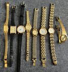 Lot Of 8 Womens Seiko Quartz Analog Wristwatches - Ladies Preowned Watch Bundle