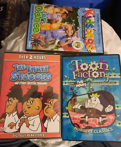 Lot of 3 Children & Family DVDs - Tooth Factory, The Kidsongs Let's Dance & 3 St