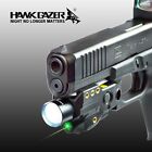 HAWK GAZER Green Laser Light Combo for Pistol Handgun Gun, USB Rechargeable
