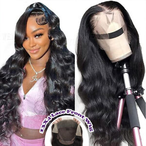 13*4 Human Hair Front Lace Wig 100% Remy Human Hair Wigs Body Wave 150% Density