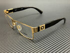 VERSACE VE1274 1002 Gold Black Men's 55 mm Eyeglasses
