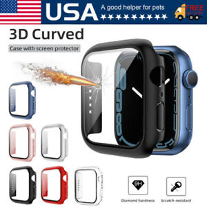 For Apple Watch Ultra Series 8/7/6/5/4/SE 49/45/44mm Case Cover Screen Protector