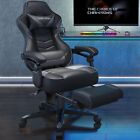 ELECWISH Gaming Chair Ergonomic Swivel Recliner Office Seat w/ Lumbar support