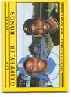 1991 Fleer #710 Ken Griffey Jr./Barry Bonds Seattle Mariners/Pittsburgh Pirates